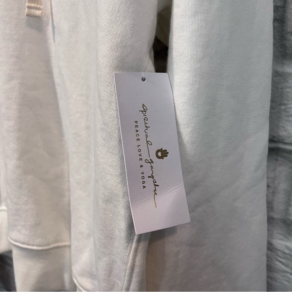 Spiritual Gangster Shine Classic Raglan Hoodie Cream Women’s Medium (FLAWED) - Picture 14 of 16